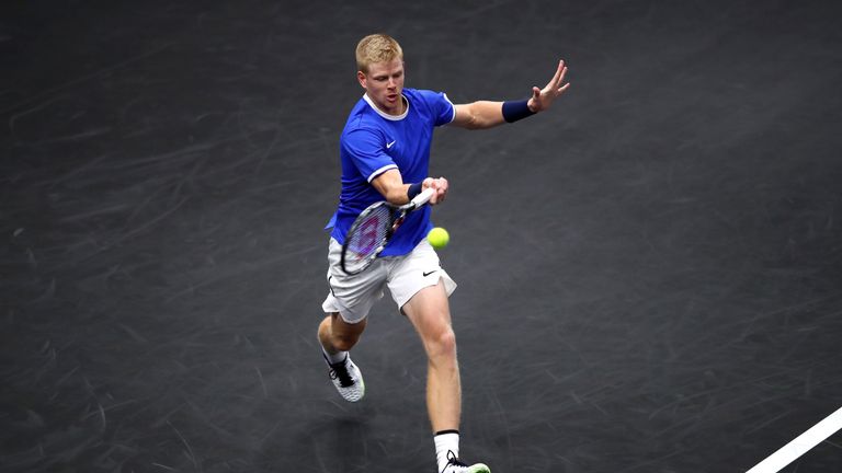 Edmund is through to the second round, despite a slow start against Gojowczyk 