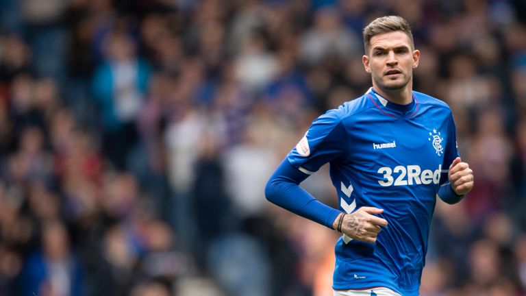 The Irish FA is attempting to stop Kyle Lafferty playing for Rangers this weekend 