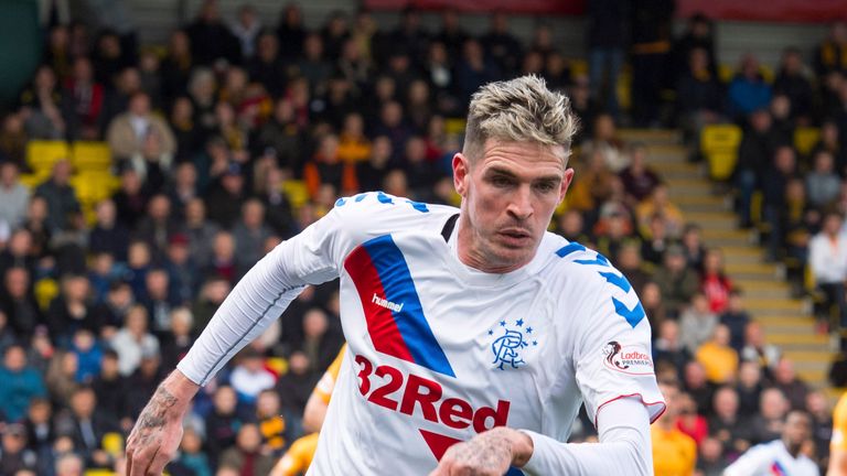 Kyle Lafferty in action for Rangers