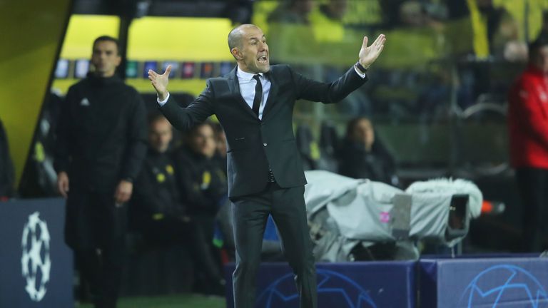  during the Group A match of the UEFA Champions League between Borussia Dortmund and AS Monaco at Signal Iduna Park on October 3, 2018 in Dortmund, Germany.