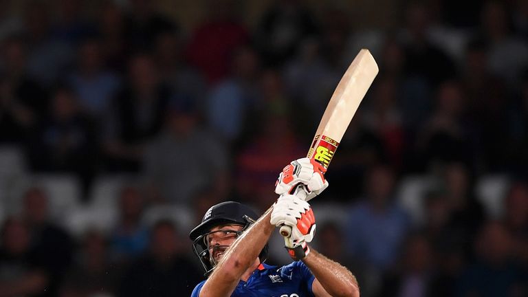 during the 1st ODI Royal London One Day match between England and Sri Lanka at Trent Bridge on June 21, 2016 in Nottingham, England.