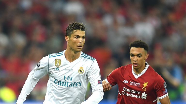 Cristiano Ronaldo's Real Madrid won a third successive Champions League title against Liverpool in Kiev last season