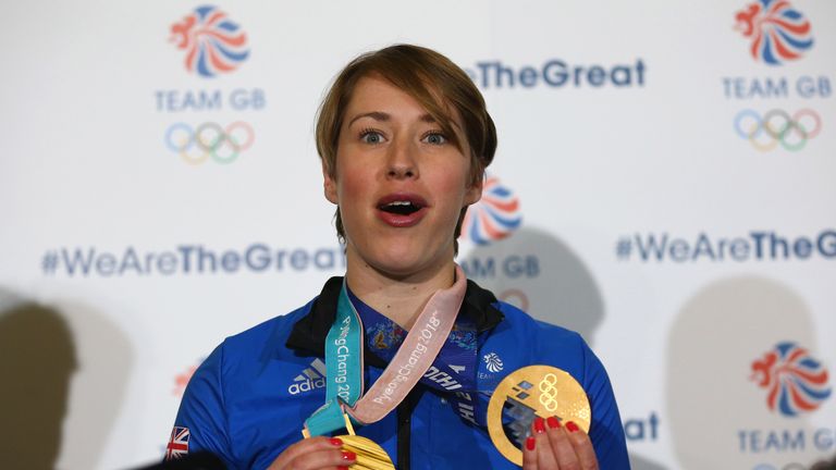 Lizzy Yarnold made history at the Winter Olympics in Pyeongchang 