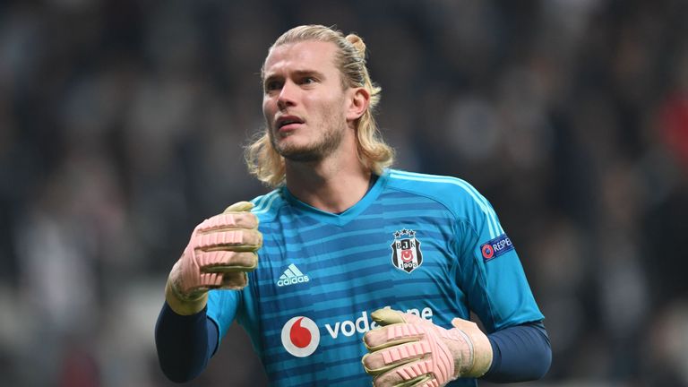 Loris Karius has played every minute for Besiktas since joining on loan from Liverpool