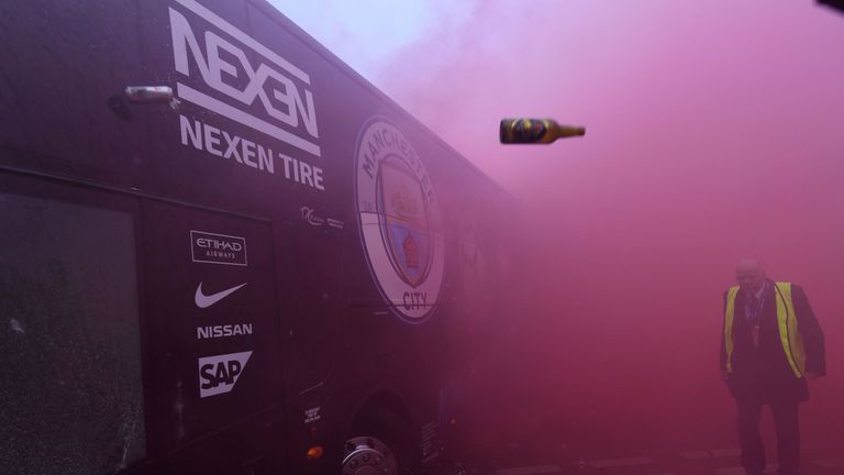 Manchester City will fit their coach with special cameras for the trip to Anfield