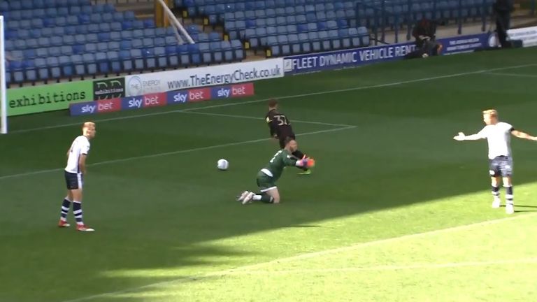 Bury keeper Joe Murphy had a moment to forget as he gifted Mansfield’s Danny Rose an easy goal in their draw at Gigg Lane.