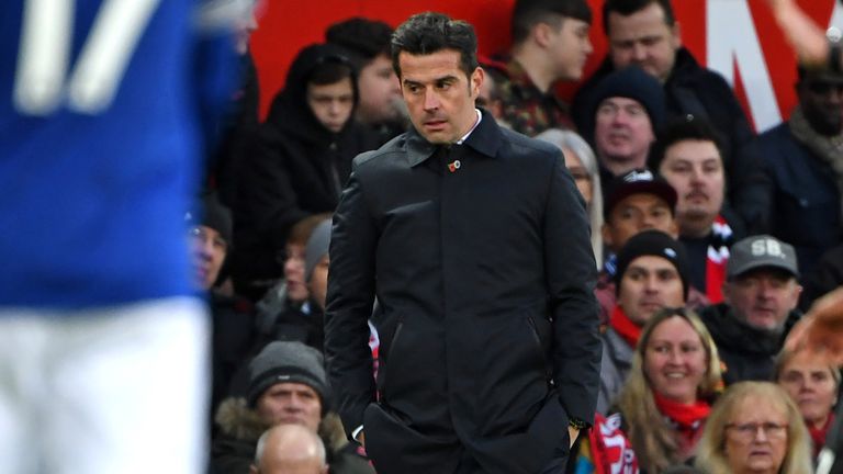 Marco Silva disagreed with Jon Moss' decision to give Manchester United a first-half penalty