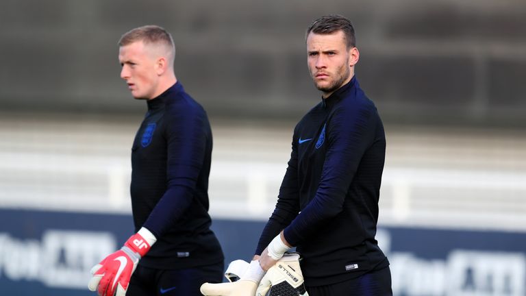 Marcus Bettinelli on England duty