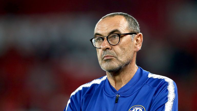 Maurizio Sarri will rotate his Chelsea side ahead of facing Southampton