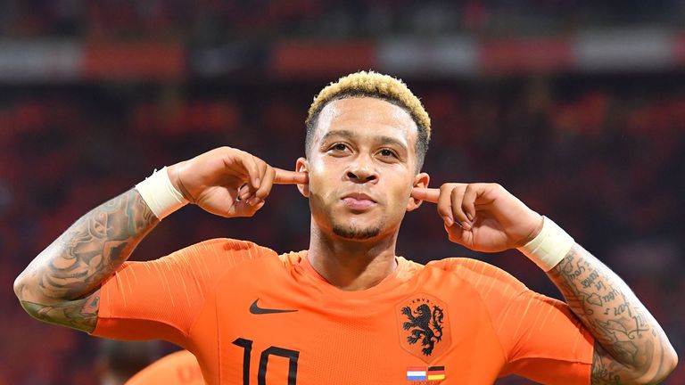 Memphis Depay put in a man-of-the-match display as the Netherlands beat Germany 3-0