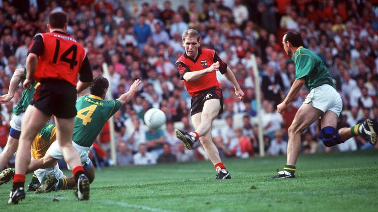 Linden won two All-Ireland titles with Down
