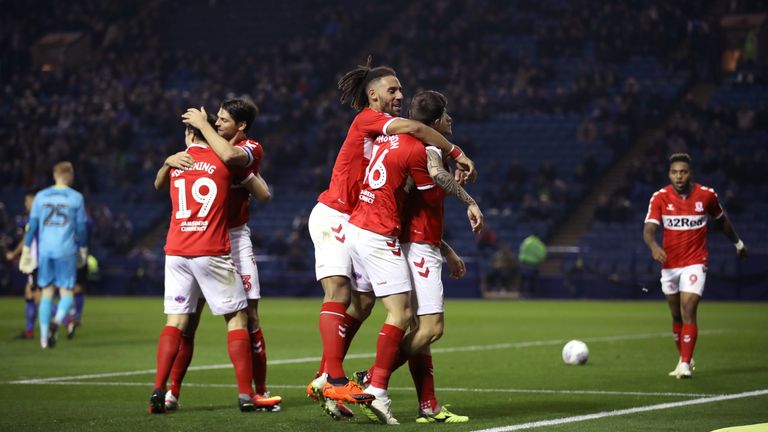 Muhamed Besic scored Middlesbrough's opener at Hillsborough 