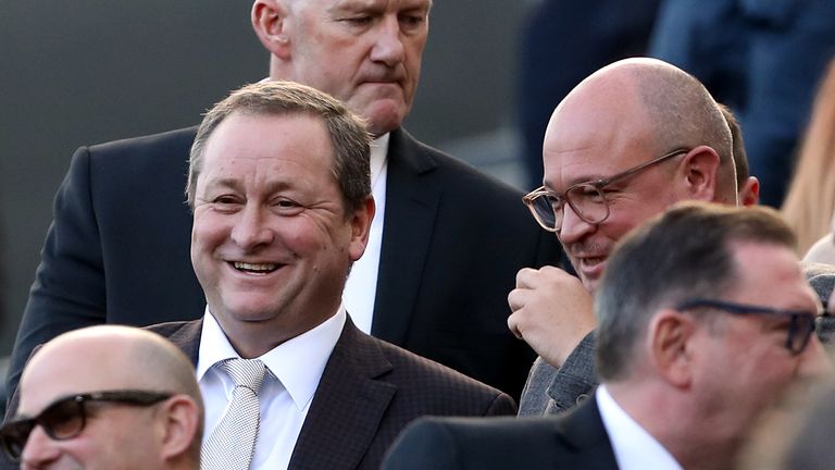 Newcastle United owner Mike Ashley