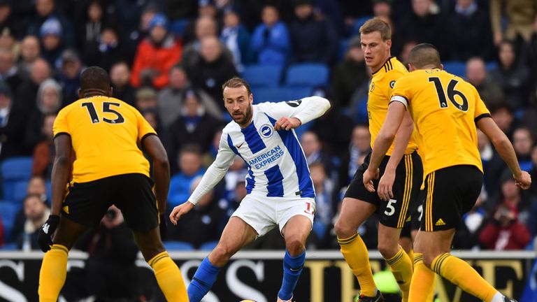 Murray scored his sixth Premier League goal of the season against Wolves