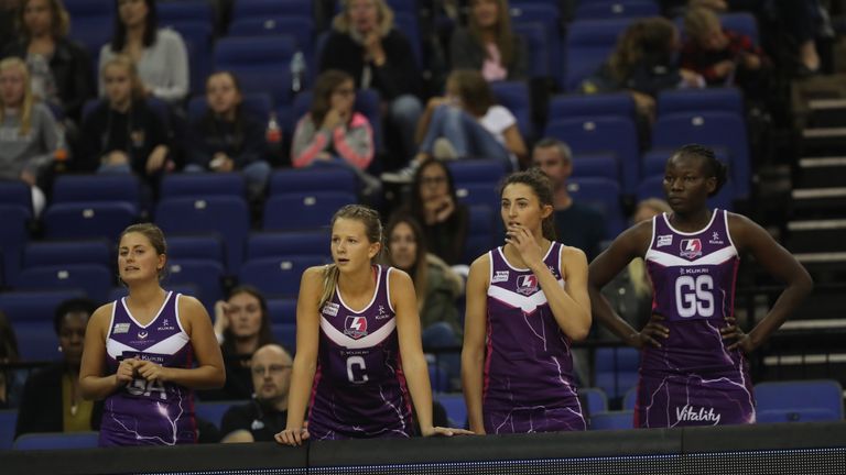 JUST EAT BRITISH ALL-STARS FAST FIVE NETBALL.02 ARENA,LONDON.PIC;LAWRENCE LUSTIG.LOUGHBOROUGH LIGHTNING V WASPS 2017