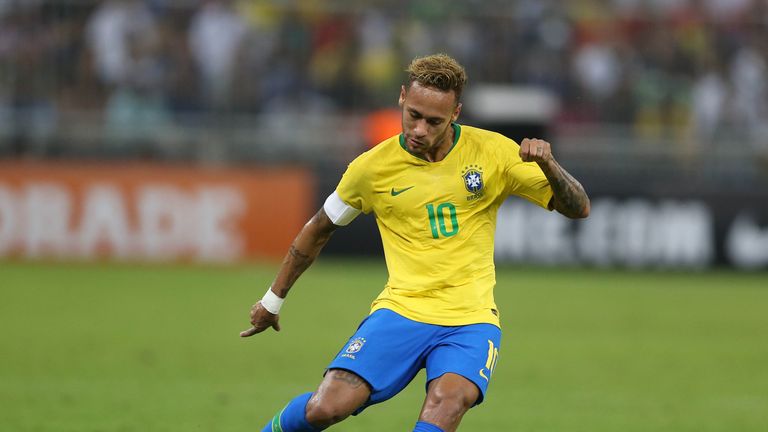 Neymar provided the cross for Miranda's winner