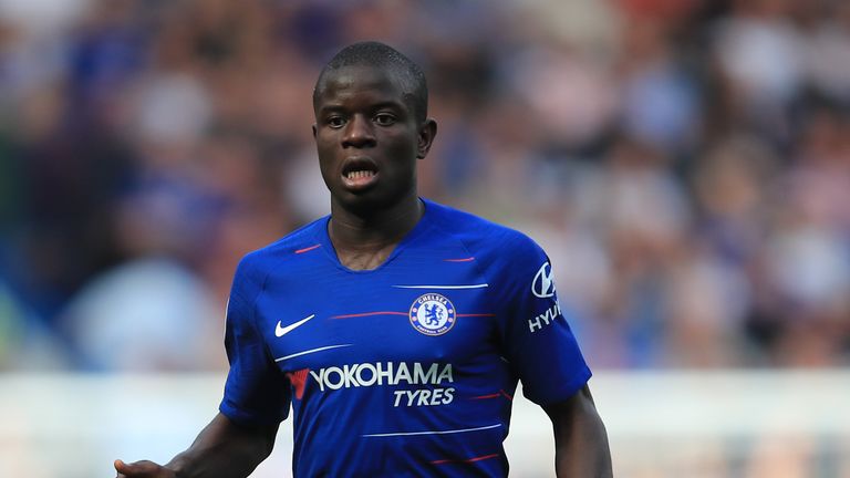 N & # 39; Golo Kante has been pushed into a more advanced position this season 