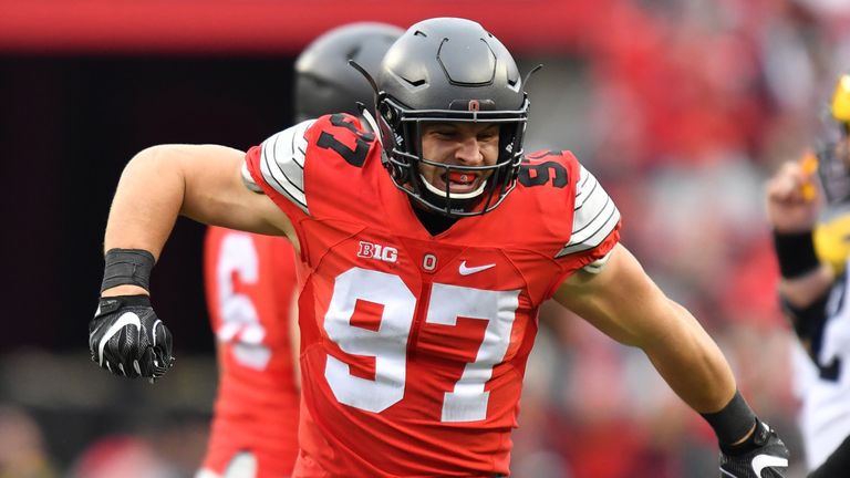 Nick Bosa had 17.5 sacks in 27 games for Ohio State