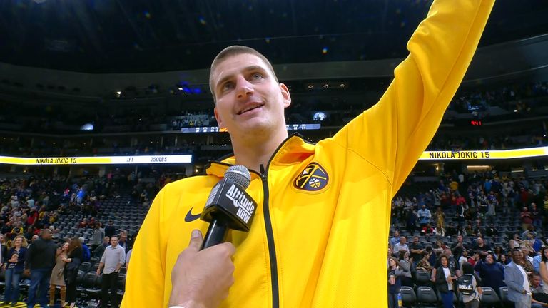 Nikola Jokic of the Denver Nuggets