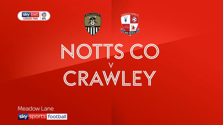Notts County v Crawley