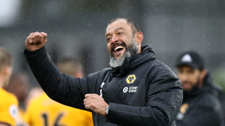 Nuno's Wolves are 10 points ahead of Fulham, who also came up last season, and 13 ahead of Cardiff