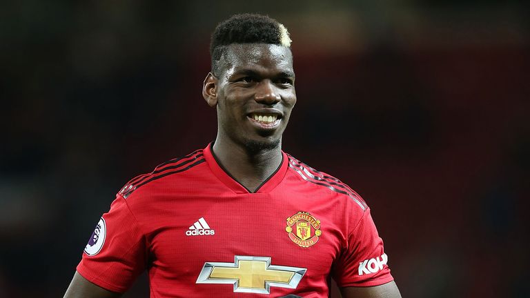 Paul Pogba of Manchester United walks off after the Premier League match between Manchester United and Everton FC at Old Trafford on October 28, 2018 in Manchester, United Kingdom.