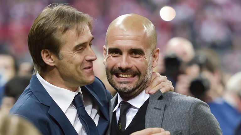 Pep Guardiola played with Julen Lopetgui at Barcelona  from 1994-97