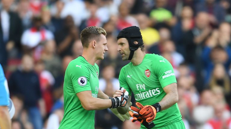 Unai Emery says he faces a "big decision" on whether to pick Bernd Leno or Petr Cech against Crystal Palace on Sunday
