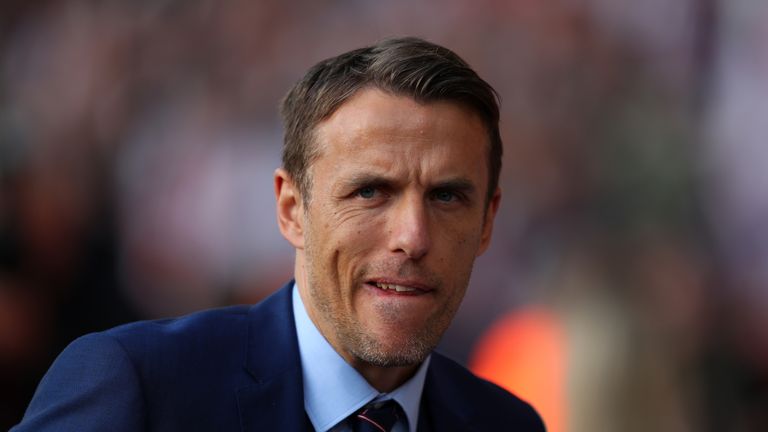 England Women manager Phil Neville