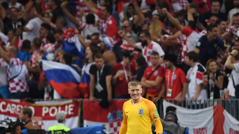 Pickford feels he earned the No 1 shirt for England during the World Cup