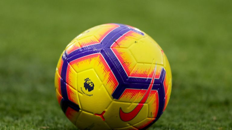 A detailed view of the Premier League winter match ball during the Premier League match between Watford and Huddersfield Town