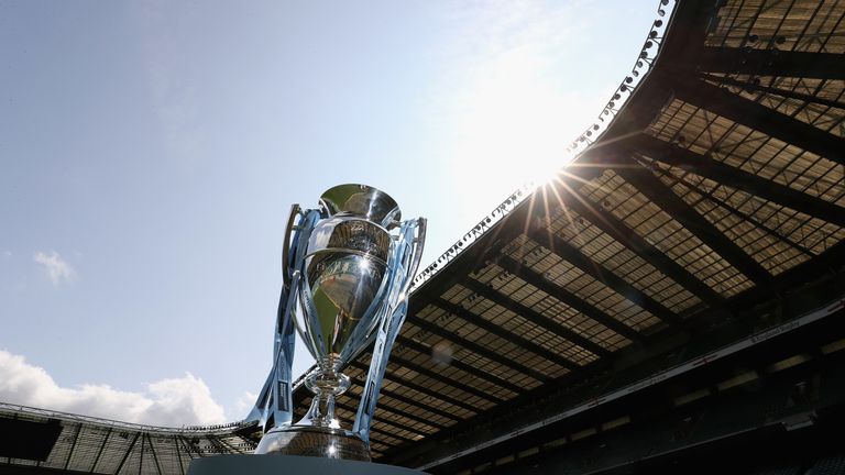 Gallagher Premiership trophy