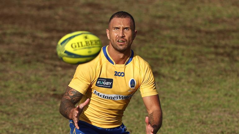 Quade Cooper during the round five NRC match between Brisbane City and Queensland Country at Wests Rugby Club on September 30, 2018 in Brisbane, Australia.