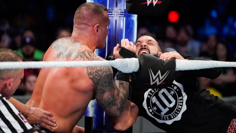 Randy Orton trapped Tye Dillinger's finger before bending it back in a gruesome SmackDown moment