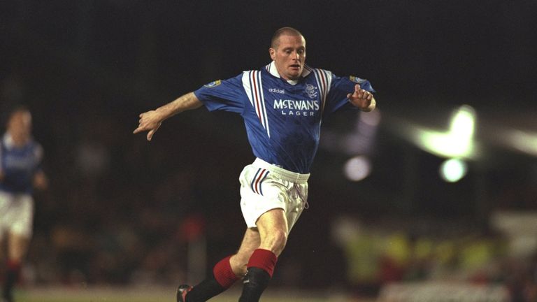 Paul Gascoigne made 74 appearances for Rangers 