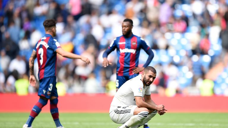 Karim Benzema reflects on the loss to Levante.