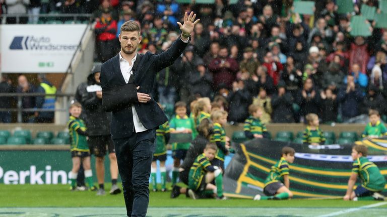 during the Gallagher Premiership Rugby match between Northampton Saints and Leicester Tigers at Twickenham Stadium on October 6, 2018 in London, United Kingdom.