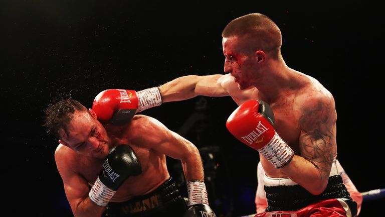 Robbie Davies Jnr had to overcome a nasty cut on his way to victory