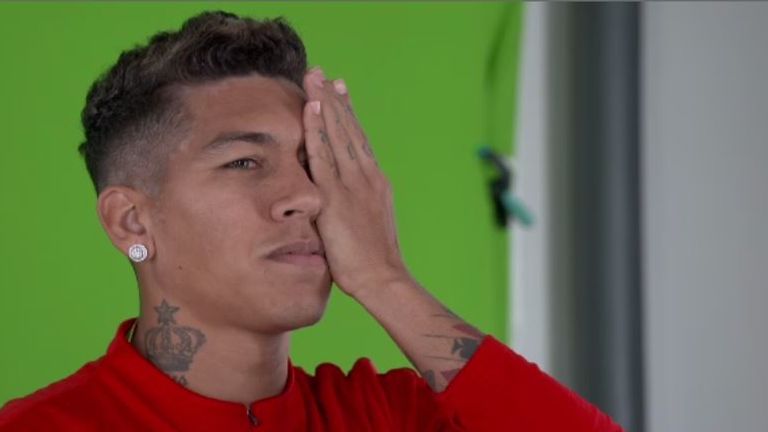 Roberto Firmino spoke exclusively to Sky Sports about his eye injury last month