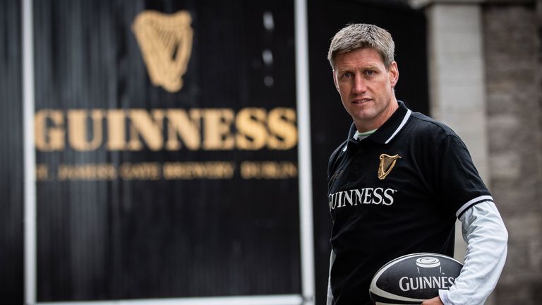 Irish Rugby Legend Ronan O'Gara spoke at the launch #AnswerIrelandsCall as a part of the Guinness Series 2018