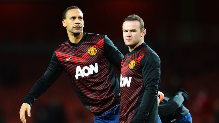 Wayne Rooney says he and Rio Ferdinand were among those that ran the Man Utd dressing room
