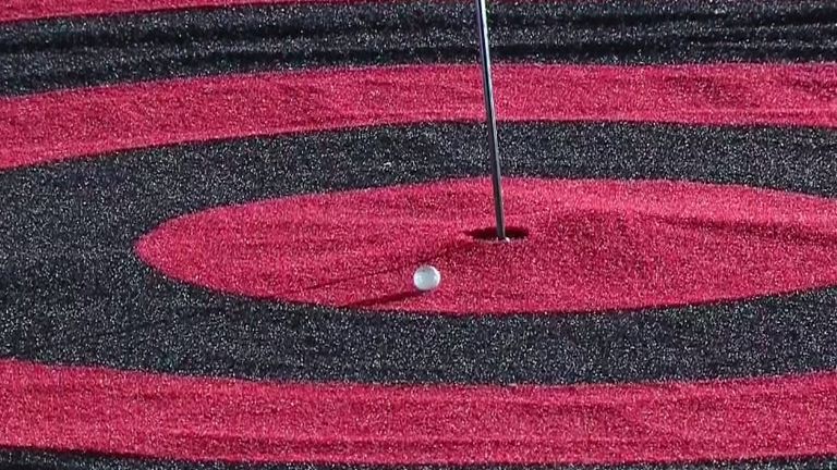 Justin Rose hit the best shot of the night with his first shot