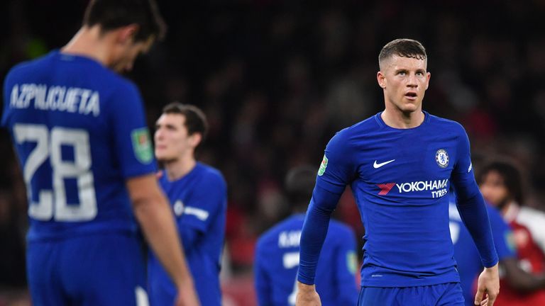 Ross Barkley struggled on his Chelsea debut back in January