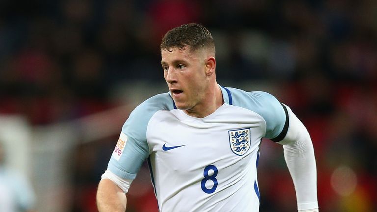 Ross Barkley during the International Friendly match between England and Netherlands at Wembley Stadium on March 29, 2016 in London, England.