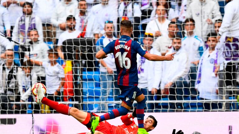 Ruben Rochina scores against Real Madrid only to have his goal ruled out by VAR