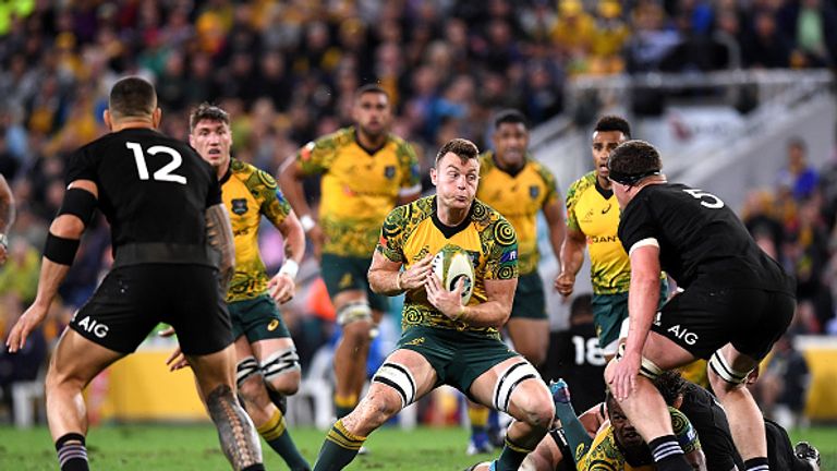 New Zealand suffered a 23-18 defeat to Australia in last year's game in Brisbane

 in Brisbane, Australia.  (Photo by Bradley Kanaris/Getty Images)