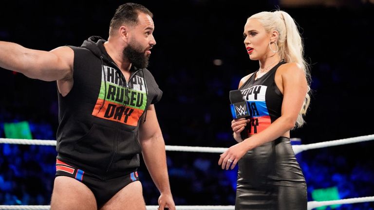 Rusev and Lana are undergoing some marital difficulties - thanks to Aiden English