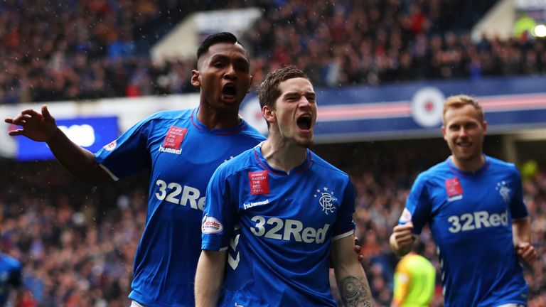 Ryan Kent gave Rangers the perfect start against Hearts with his opener
