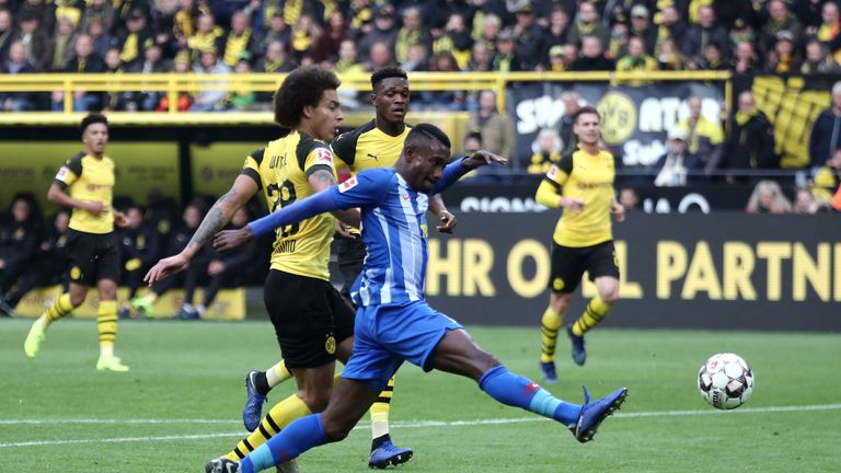 Salomon Kalou hit a brace as Hertha Berlin came back to earn a point