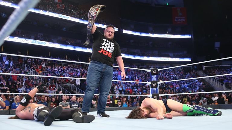 Samoa Joe will get a shot at AJ Styles' WWE championship at Crown Jewel, replacing Daniel Bryan